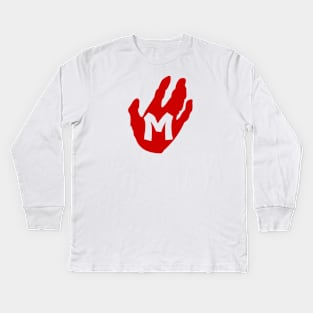 M, the vampire of Dusseldorf Kids Long Sleeve T-Shirt